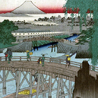 冨士三十六景　東都一石ばし