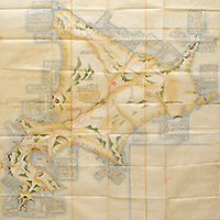近藤重蔵蝦夷全図