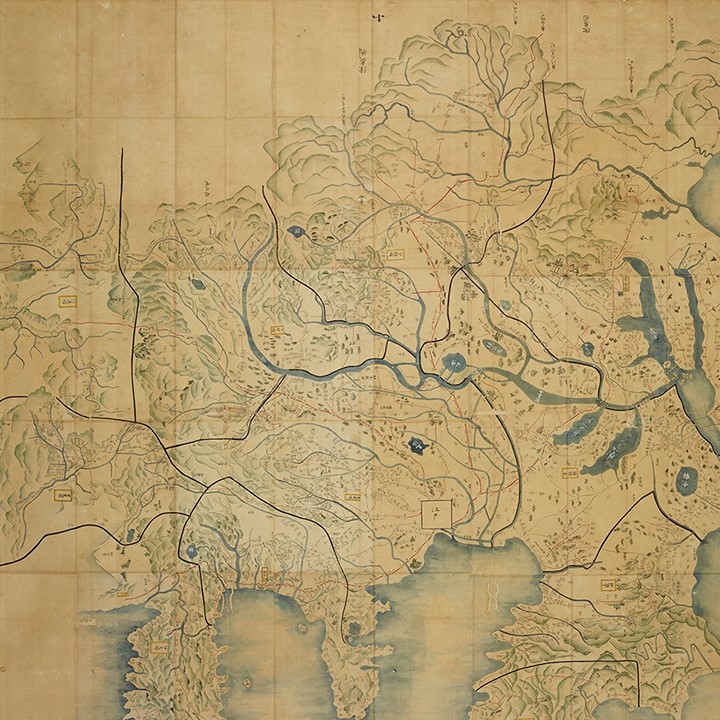 今月の逸品（5月）のご紹介「関八州大絵図（かんはっしゅうおおえず）」