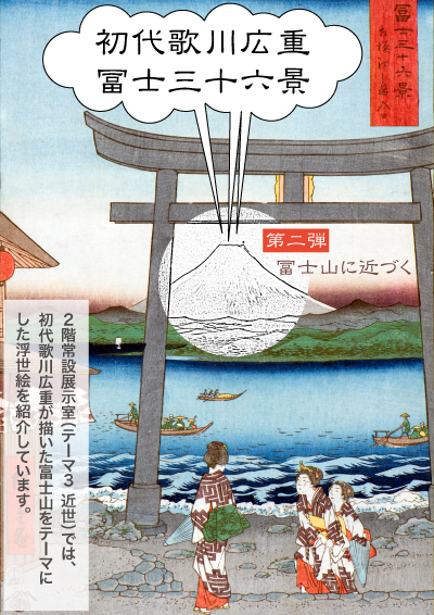 初代歌川広重「冨士三十六景」　第二弾 ―富士山に近づく―